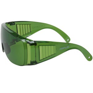 Javlin Wrap Around Green Lens Anti Scratch Spectacles