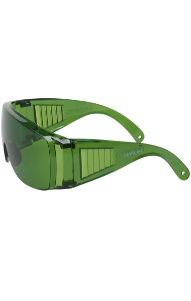 Javlin Wrap Around Green Lens Anti Scratch Spectacles