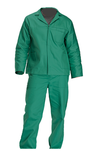 Flame Retardant 2Piece Overall – Fern Green D59