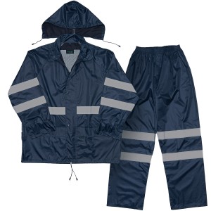 Javlin Reflective Polyester PVC Rain Suit