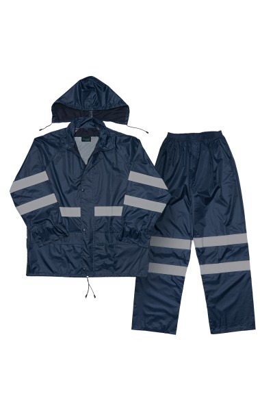 Javlin Reflective Polyester PVC Rain Suit